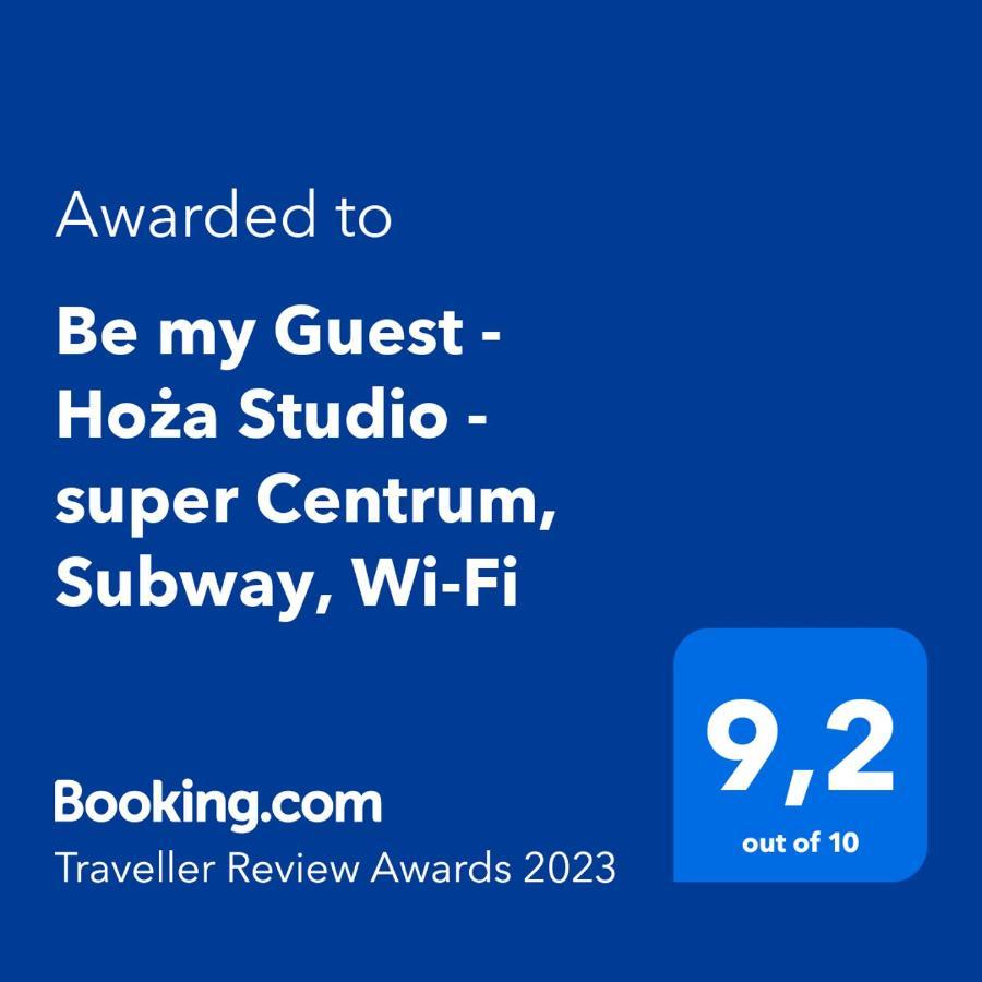 Be My Guest - Hoza Studio - Pkin Super Centrum Metro Wi-Fi Breakfast Warschau Exterior foto